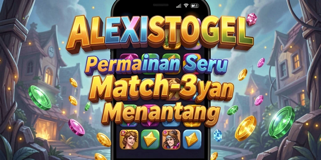 Tampilan gameplay ALEXISTOGEL dengan warna-warni menyenangkan.