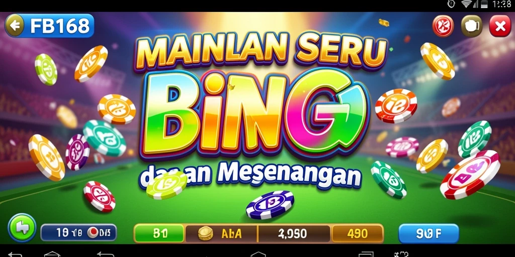 Tampilan gameplay Bingo seru dari FB168 yang menantang.