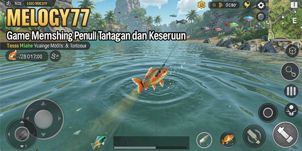 Tangkapan besar dalam gameplay MELODY77 yang menawan.