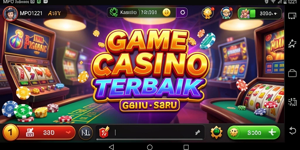 Tampilan gameplay mendebarkan di MPO1221 dengan berbagai pilihan permainan Kasino.