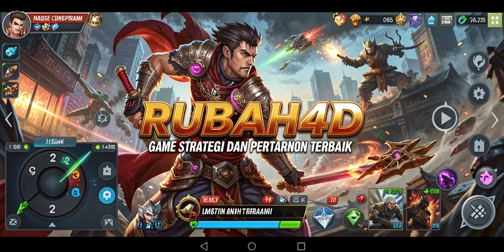 Tampilan gameplay mendebarkan di RUBAH4D dengan strategi mendalam.